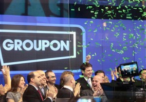 Groupon IPO celebration